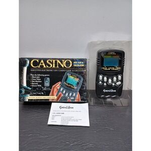 Casino Calculator Handheld Game Tested & Working travel Excalibur portable